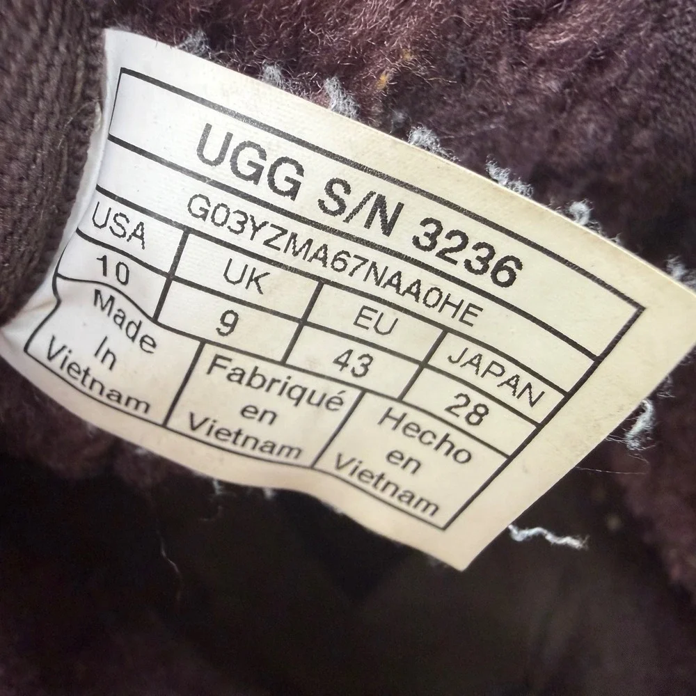 UGG Neumel Chocolate Brown Suede Lace Up Chukka Boots Mens 10
